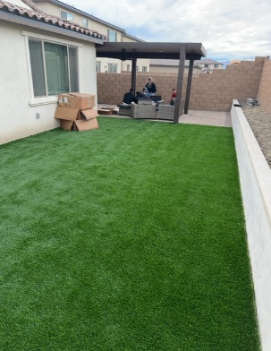 Paver walkway after
